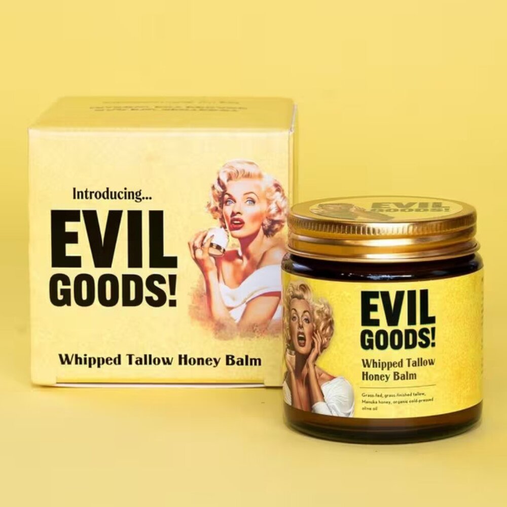Whipped Tallow Honey Balm 4oz Unscented, Mother's Day Gift